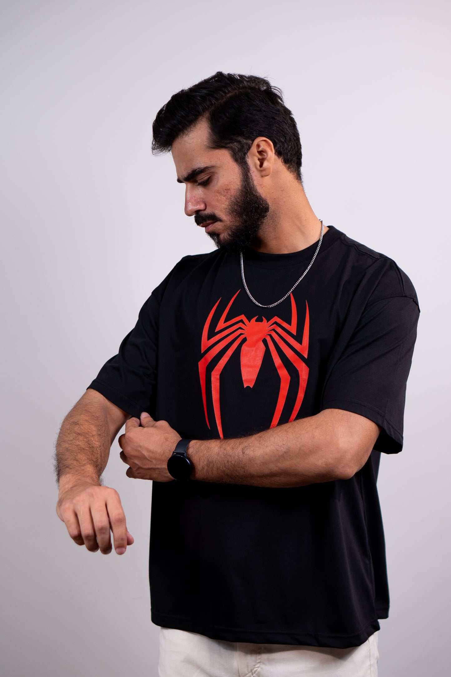 Spider Drop shoulder T-SHIRT